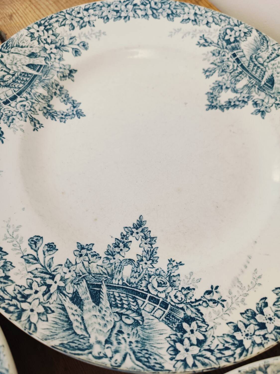 St Amand Lebacqz & Bouchart “Colombier” plates