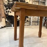 Table extensible en  bois et mosaïque
