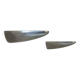 Pair of vintage wall lights, cast aluminum, France, 1980