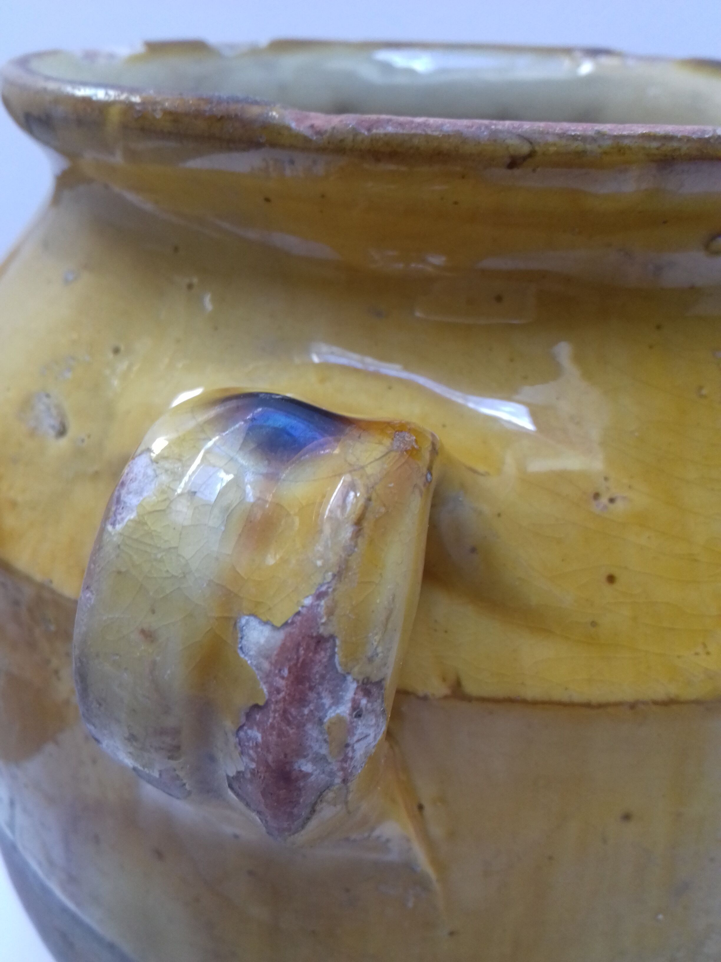 Pot ancien à graisse et confit du Sud Ouest