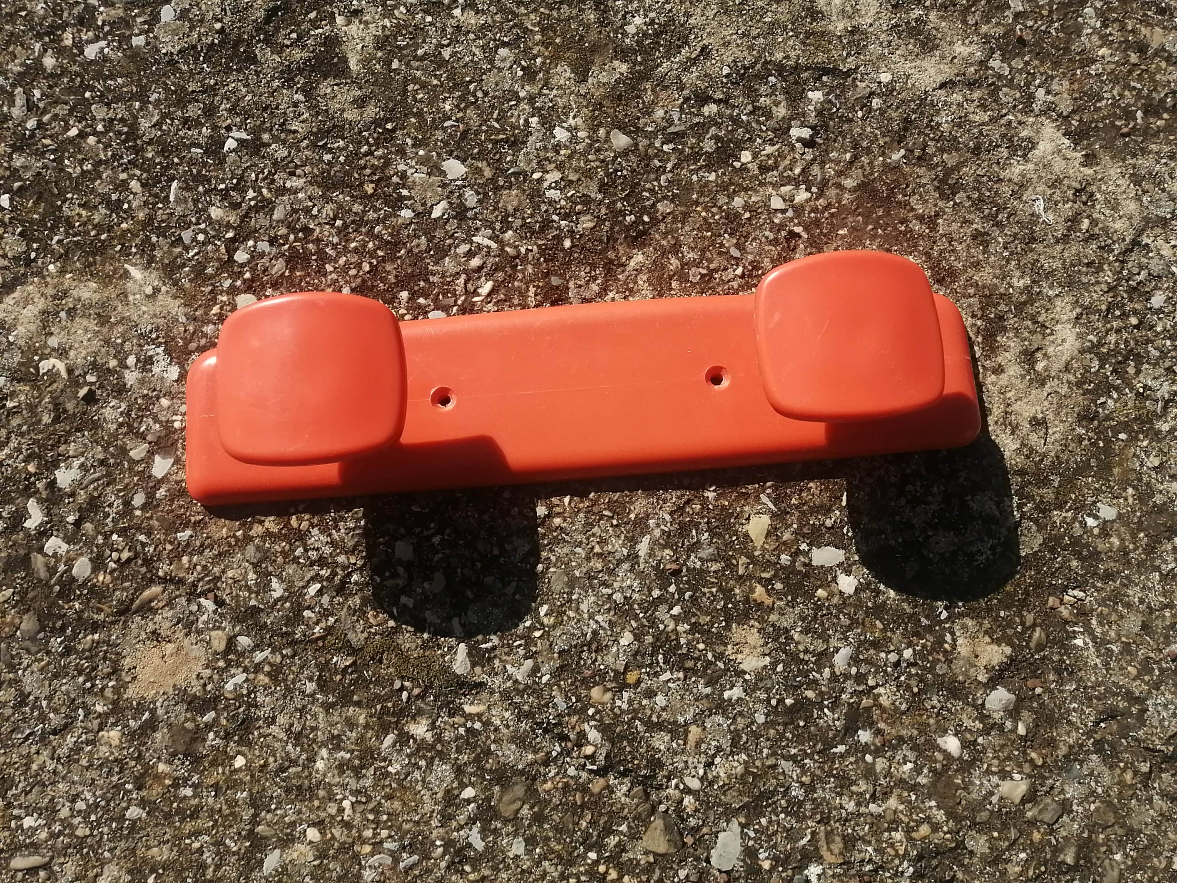 Vintage Orange Coat Rack 70s SYLA 2 Hooks