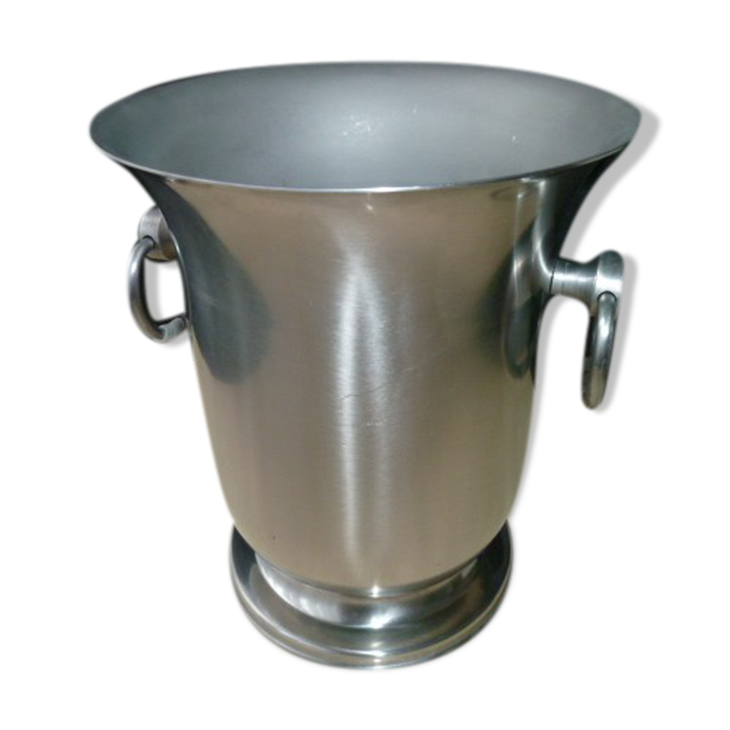 Satin stainless steel champagne bucket 18/10 th Jean Couzon