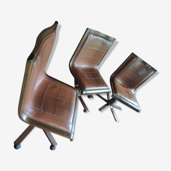 pretty leather office chairs