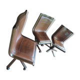 pretty leather office chairs