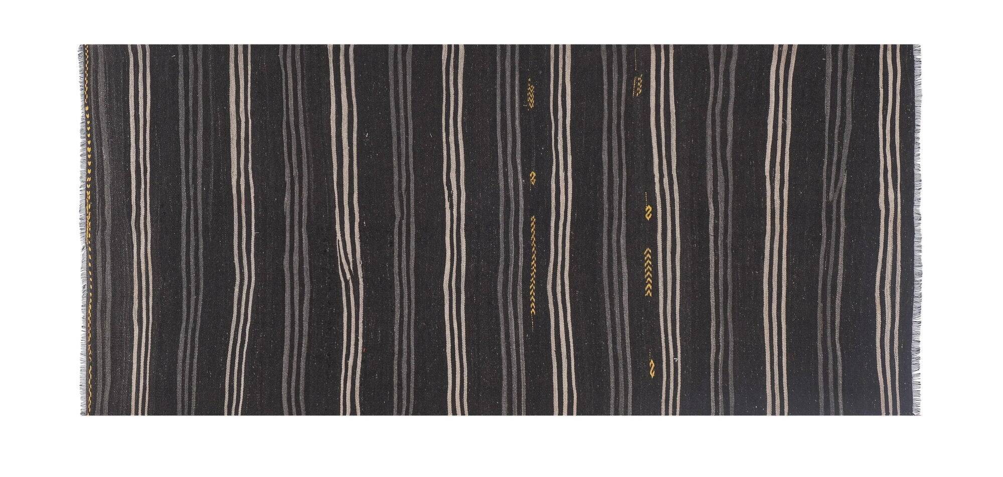 Vintage Turkish kilim, handwoven, 165x356 cm.
