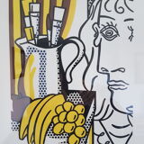 Lichtenstein's lithograph "still life with picasso"