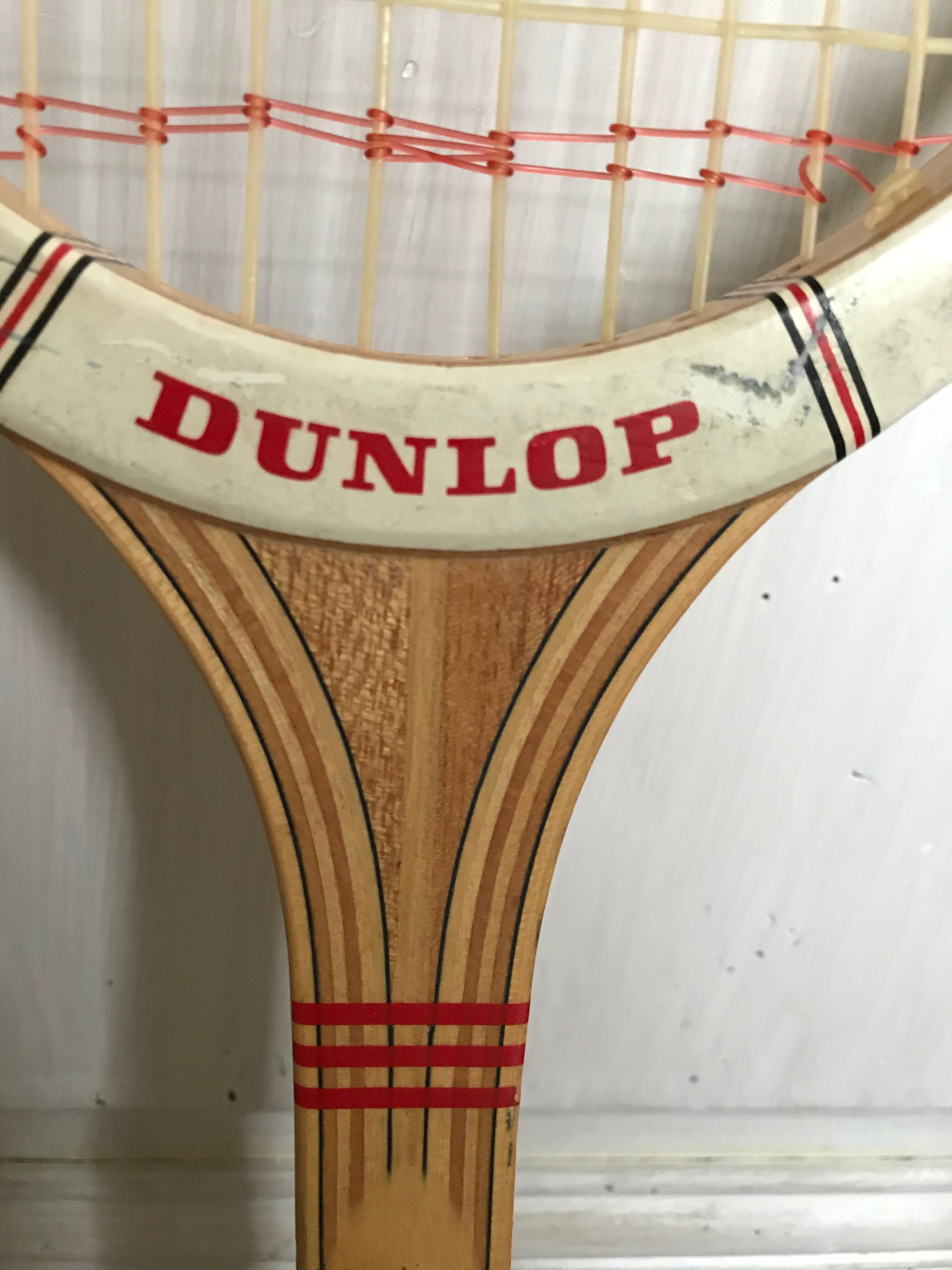 Vintage Dunlop tennis racket