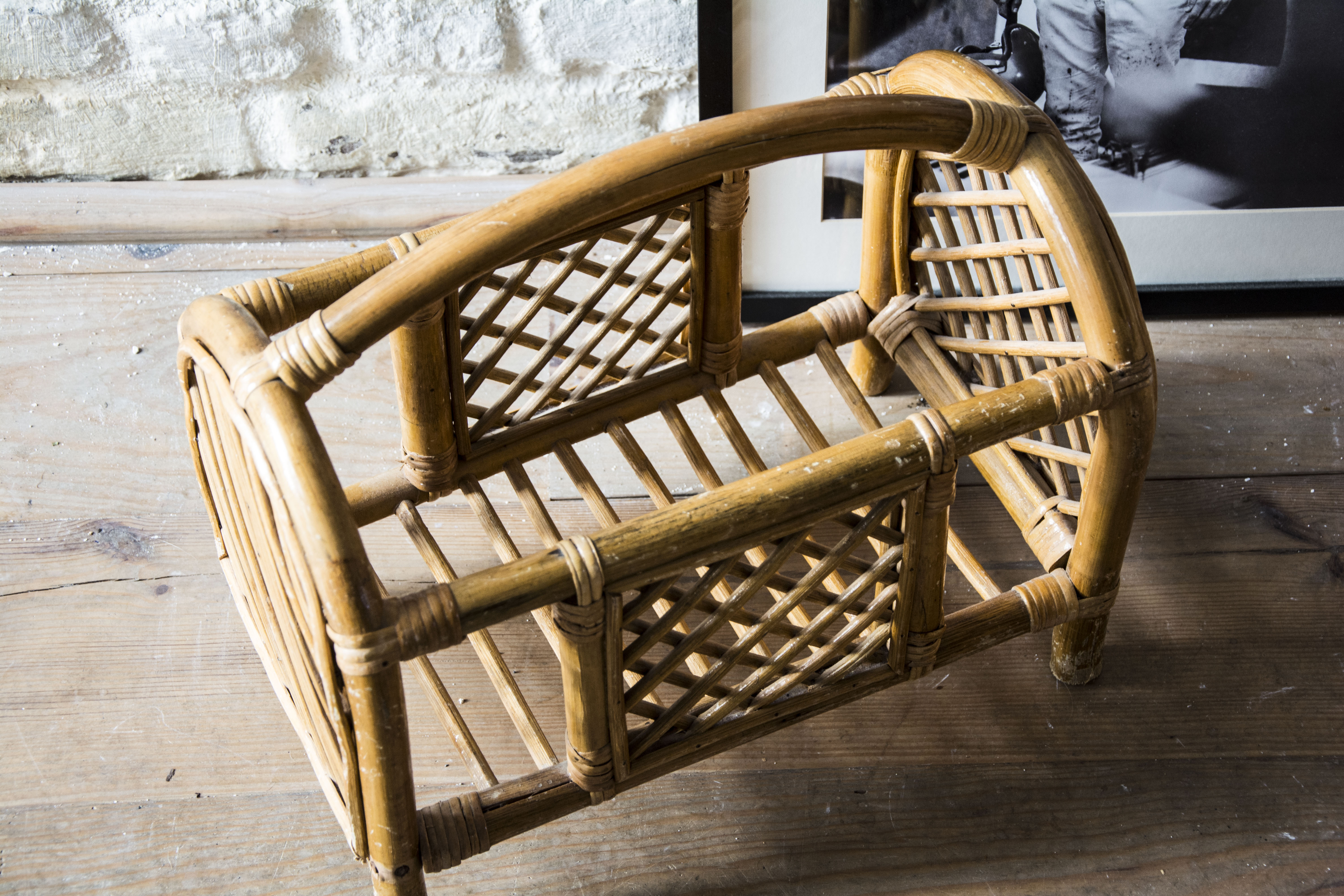 Porte-revues rotin Jeanette