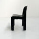 Chaise Universale noire modèle 4867 par Joe Colombo pour Kartell, 1970