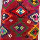 Coussin de sol kilim géant, coussin de sol kilim complet 90x46x25 cm, rouleau 2560