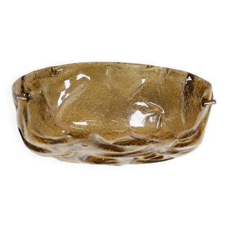 Amber glass ceiling lamp by RZB Leuchten