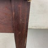Wooden side table with drawer.