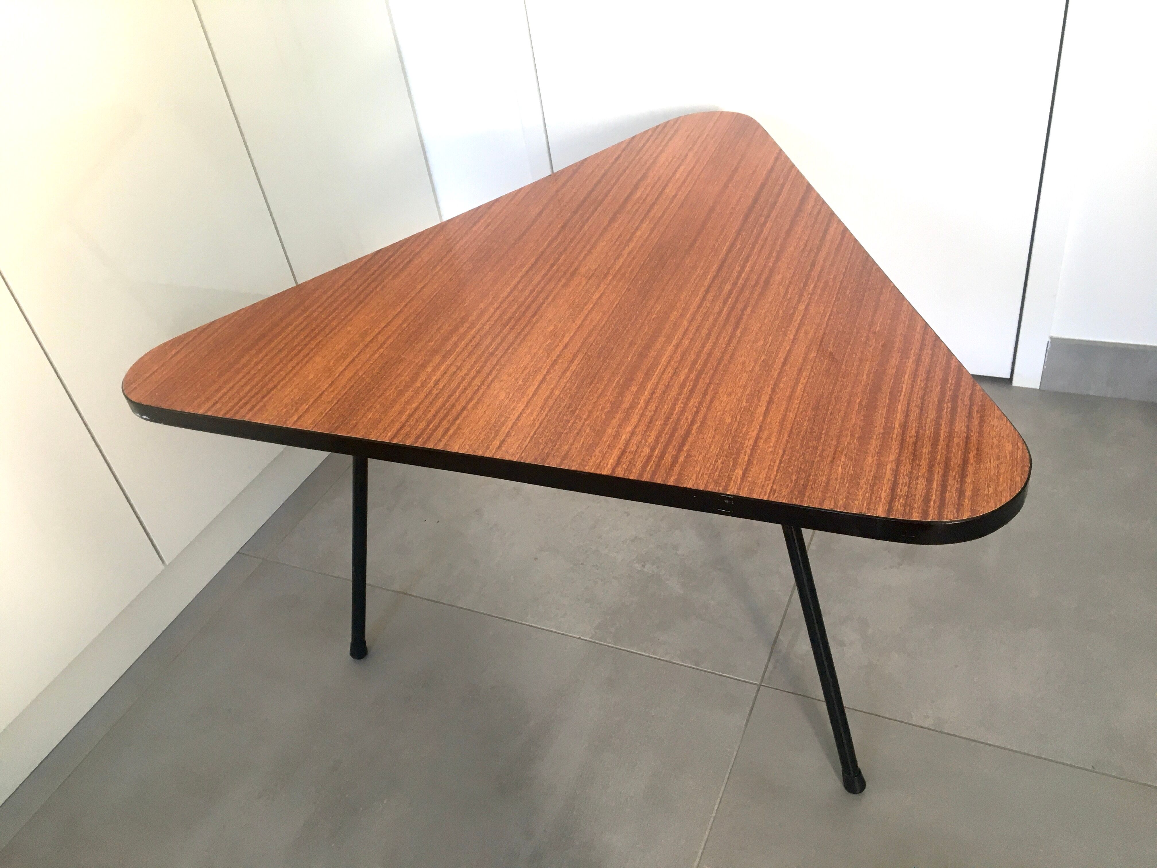 Vintage formica coffee table and steel