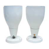 Paire de grands spots blanc Lita