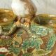 Empty ceramic pocket slurry nest birds