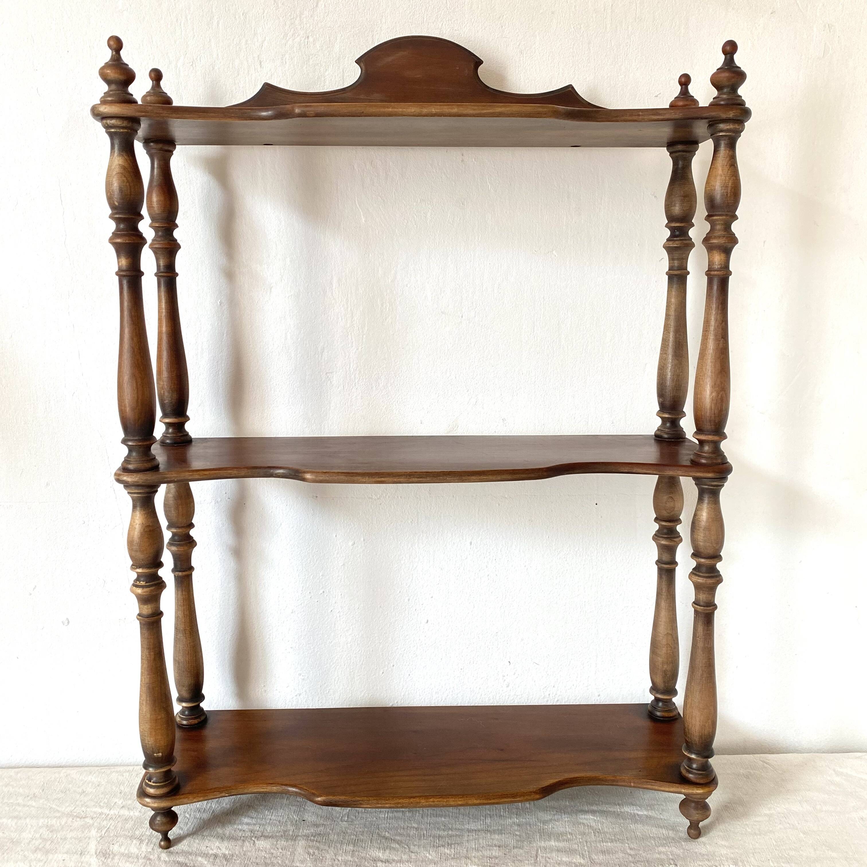 Old wall shelf 3 trays