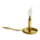 Candlestick lamp, fabric cable, flame bulb