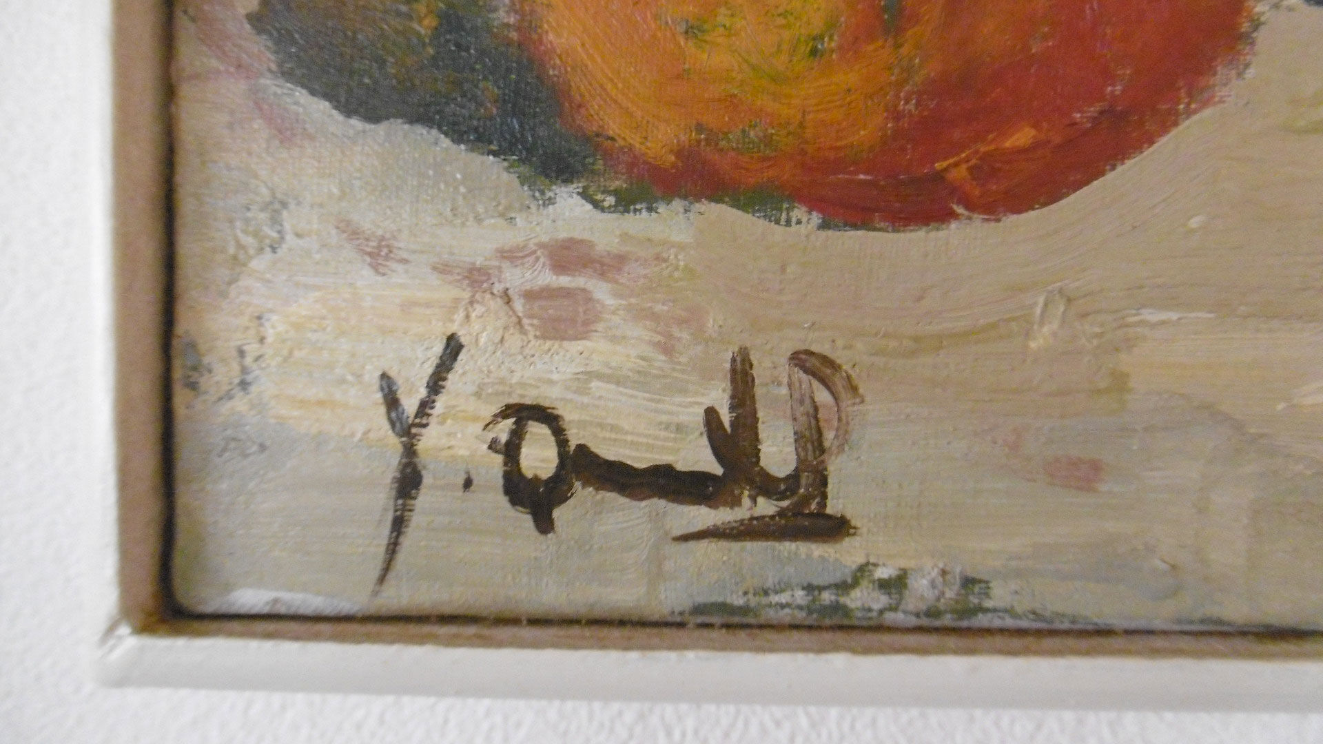 Still life - oil painting by y. quentel - debut xxeme