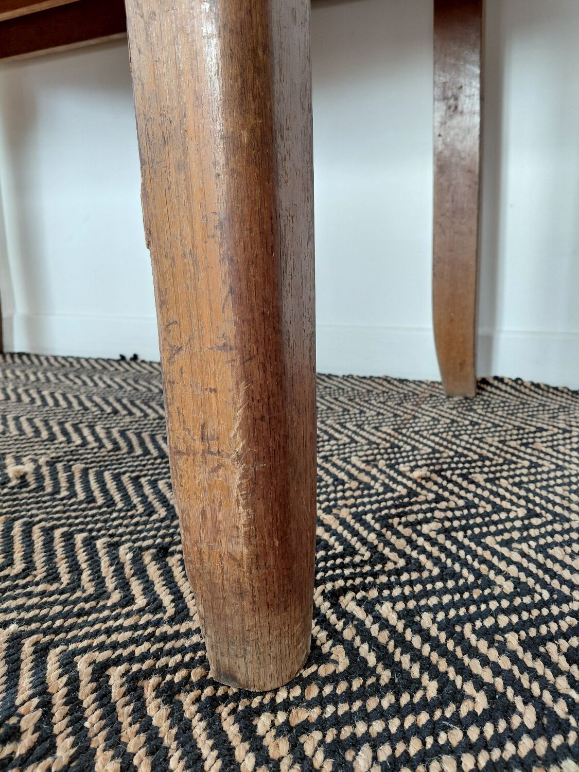 Old farmhouse table from the 1950s