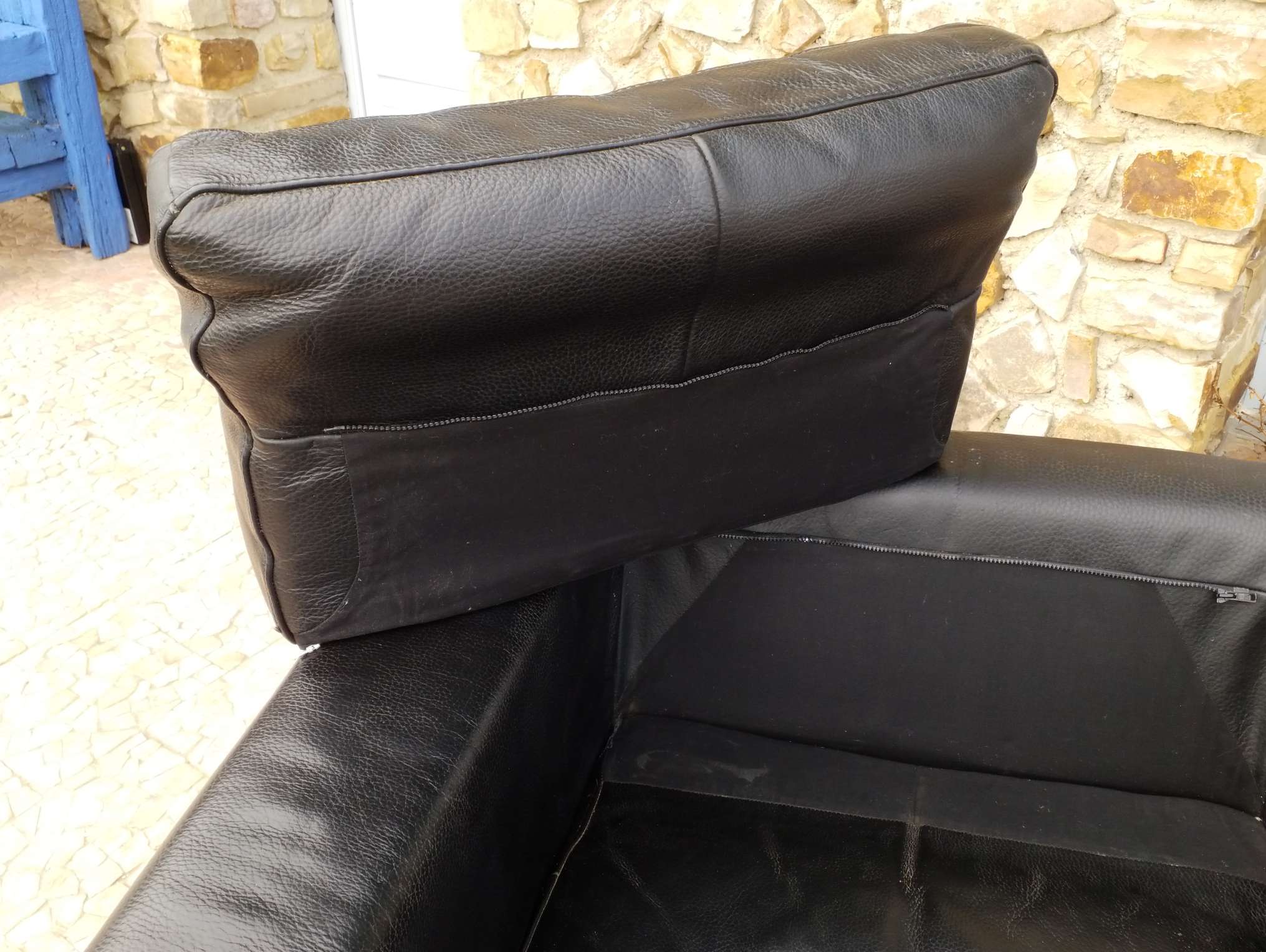 Leather armchair