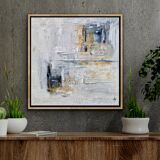 Abstract painting table