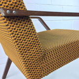 Saffron armchair, 1960, Czechoslovakia
