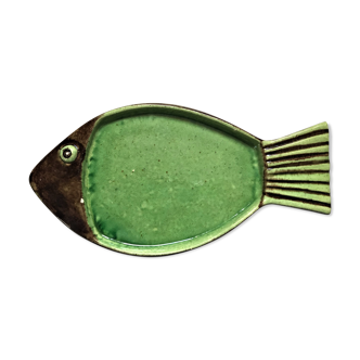 Plat poisson céramique