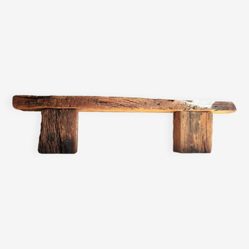 Century-old solid oak bench