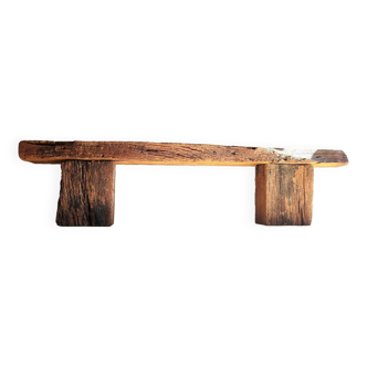 Century-old solid oak bench