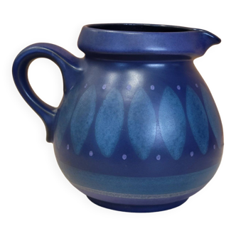 Pichet cruche en céramique vintage bleu Porta Celi Spain
