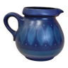 Vintage blue ceramic jug pitcher Porta Celi Spain
