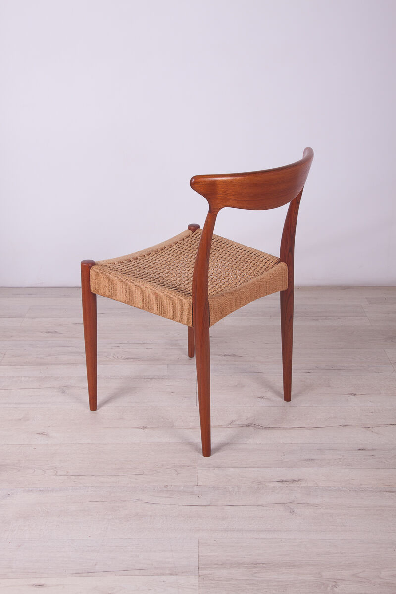 Danish Dining Chairs by Arne Hovmand-Olsen for Mogens Kold, 1960s, Set of 4