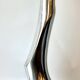 Xxl “twisted” vase / cast aluminum – 1980s