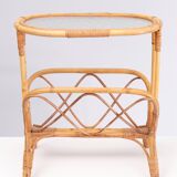 Rattan Magazine rack 1970s