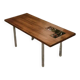 Table basse design en palissandre et céramique 1960’s
