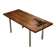 Table basse design en palissandre et céramique 1960’s