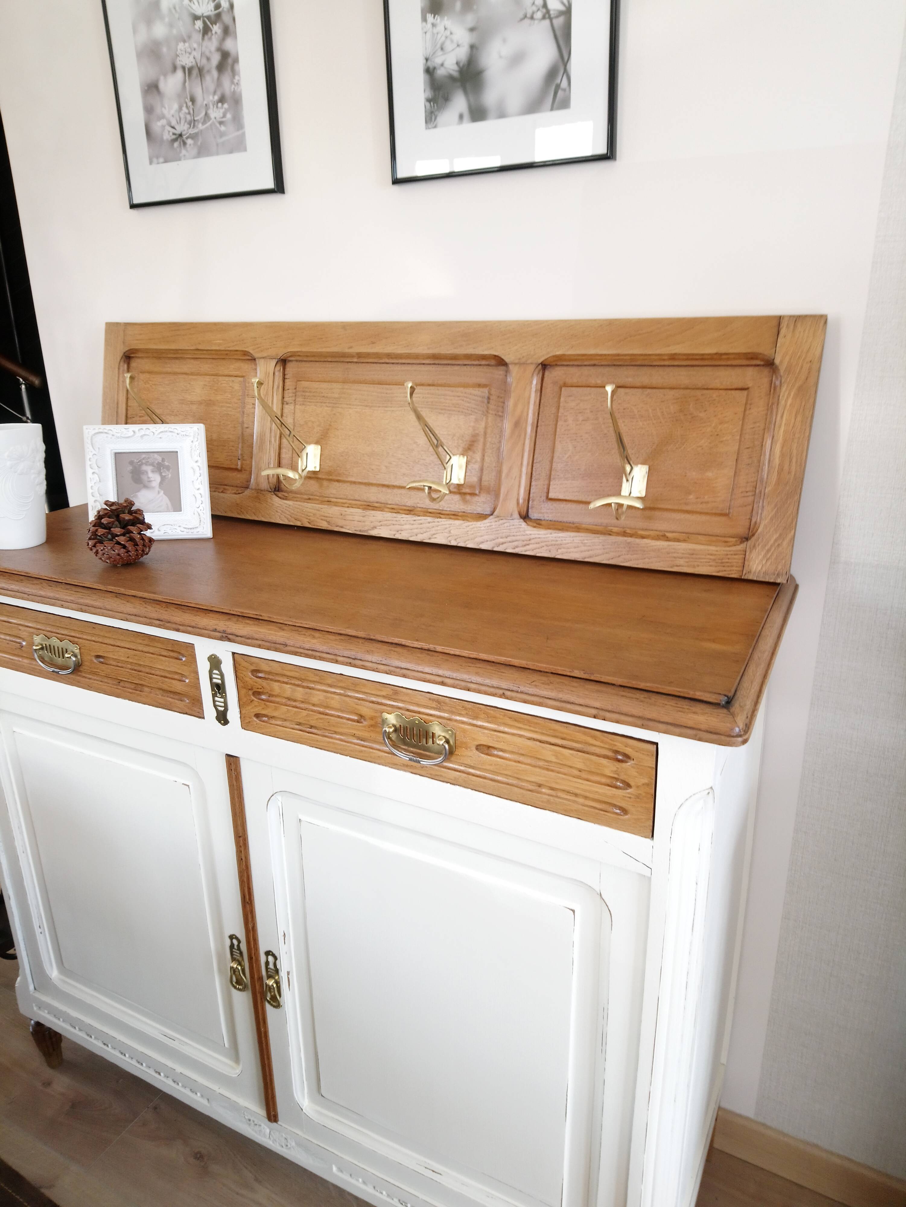 Buffet en chêne relooké
