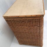 Braided rattan trunk 50s-60s