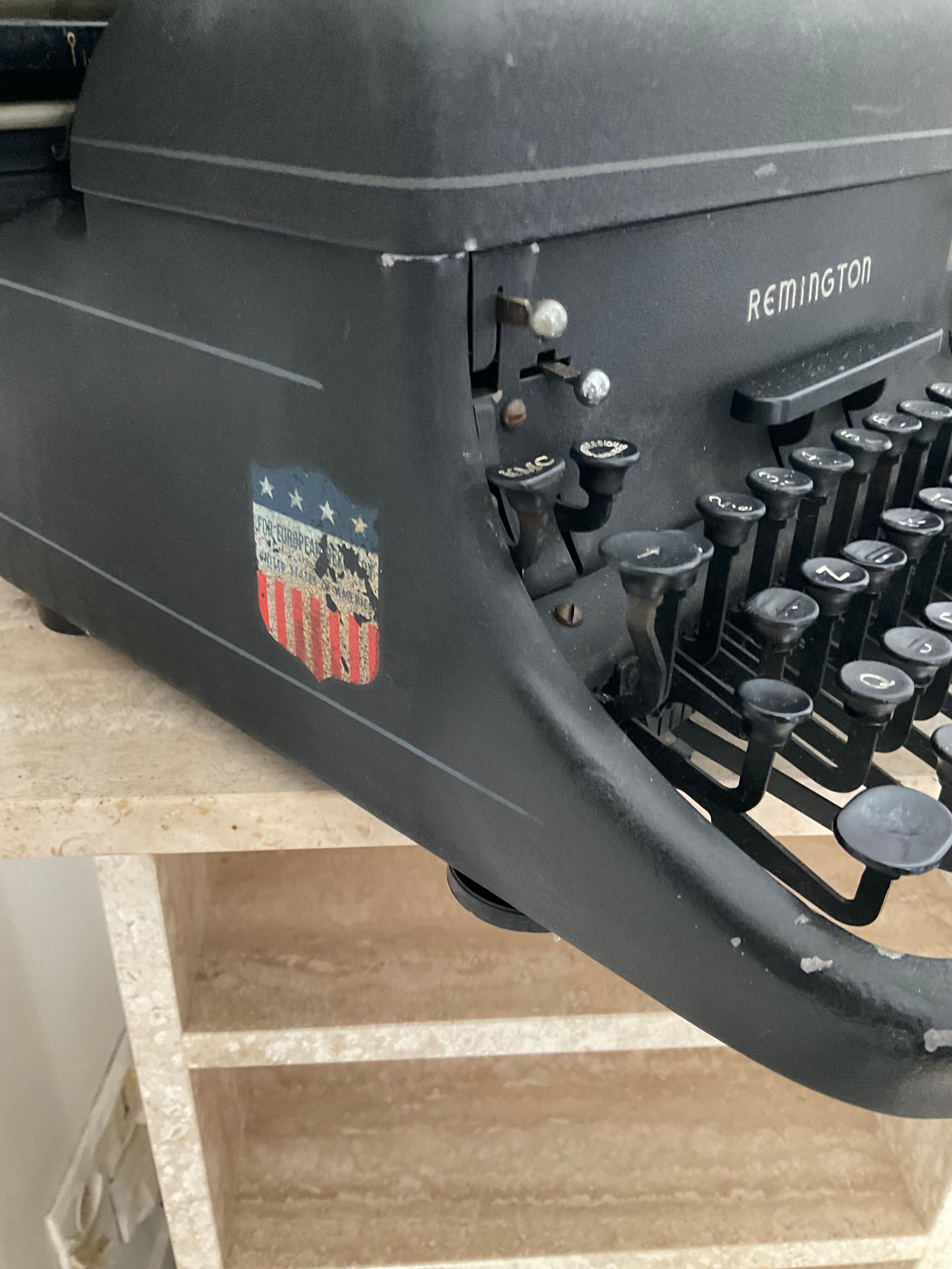 Remington USA typewriter from the 50s