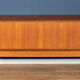 Retro teak 1960s G plan form five sideboard on hairpin legs