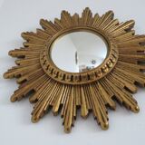 Golden Sun witch miror 60s 70s 30x30cm