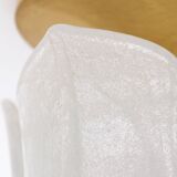 Small round ceiling lamp made of Murano glass Glashutte Limburg, Germany, 1970s