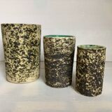Trio of ceramic vases from the 70s