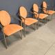 Vintage dining chairs by Belgochrom, set of 4 - 1980s