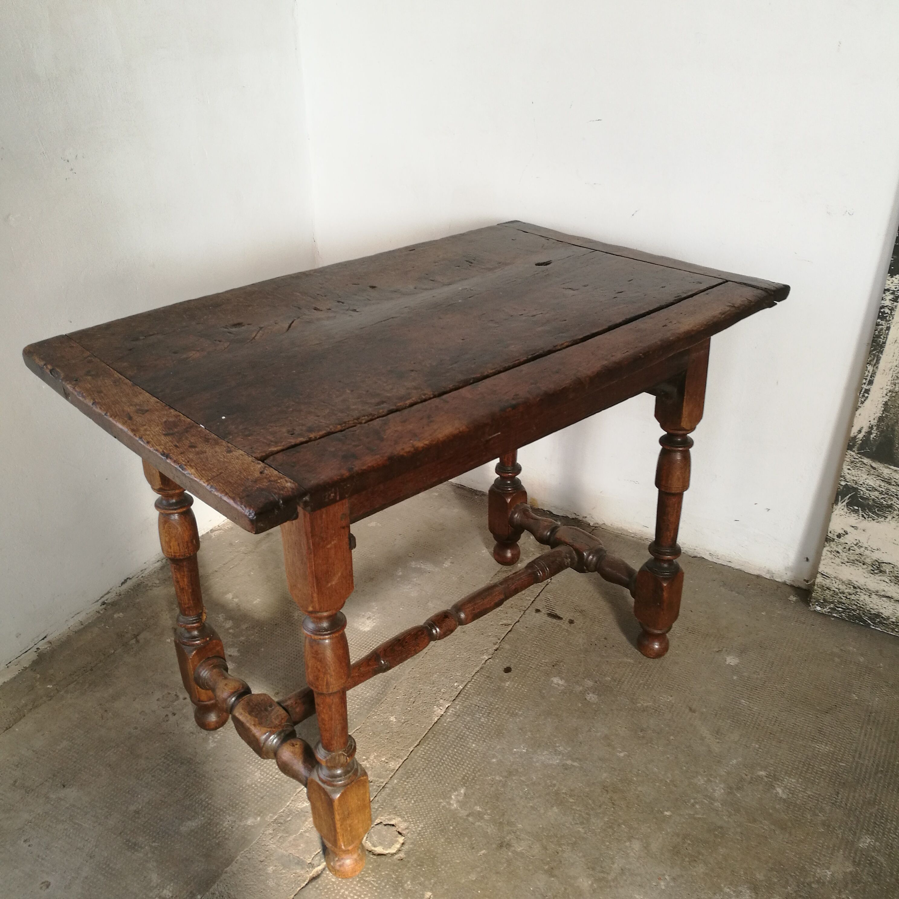 18th century oak farm table