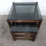 Nesting Tables Manou + smoke grey glass