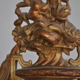 Mirror of style Louis XVI gilded stucco 1880