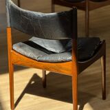 Extendable dining room table and chairs (by Kristian Solmer Vedel)