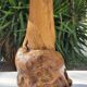 Vintage wood brutalist lamp 50s