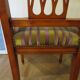 Set of 2 Purple and Green Tapestry Chairs - Cherry